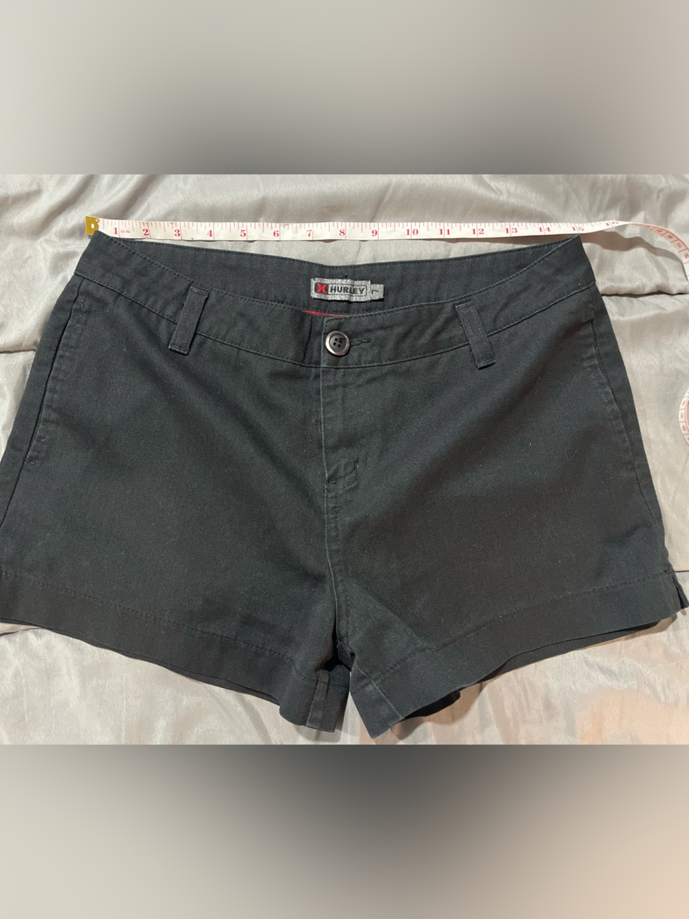 Hurley Black Men’s Flat Front Shorts